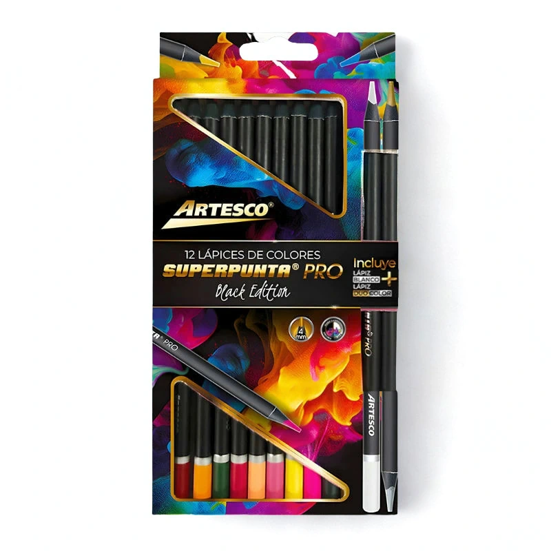 Color largo Artesco superpunta PRO 4mm 12 colores