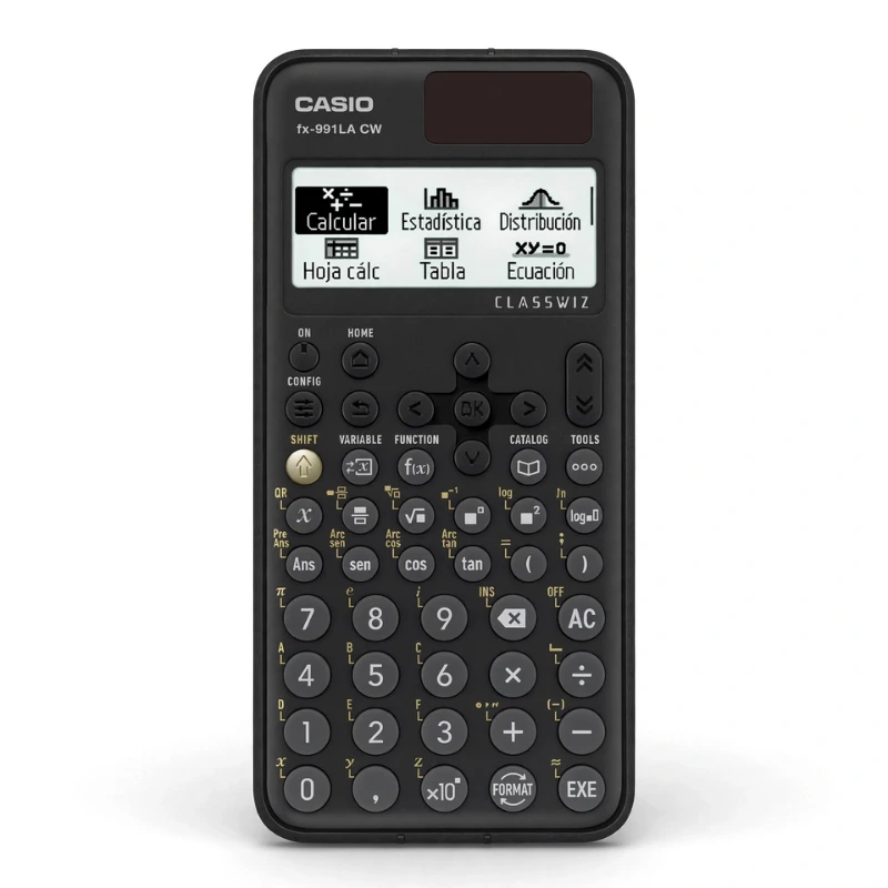 Calculadora cientifica con panel solar CASIO FX-991LACW 553 funciones