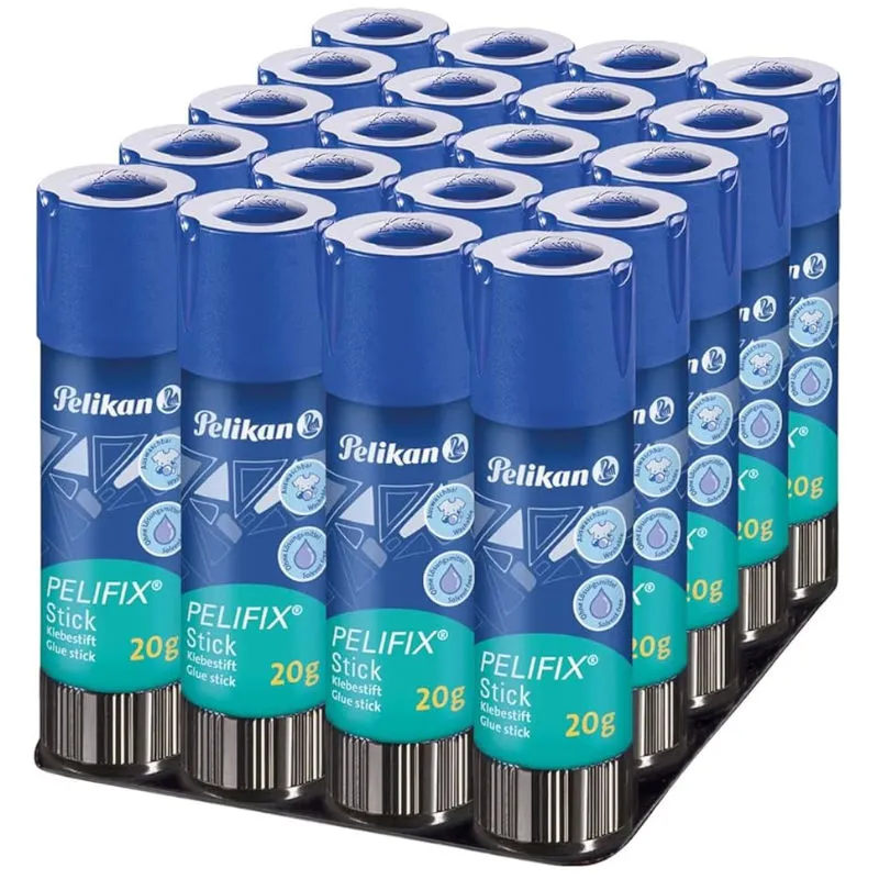Pegamento en barra Pelikan de 20gr. de 24u