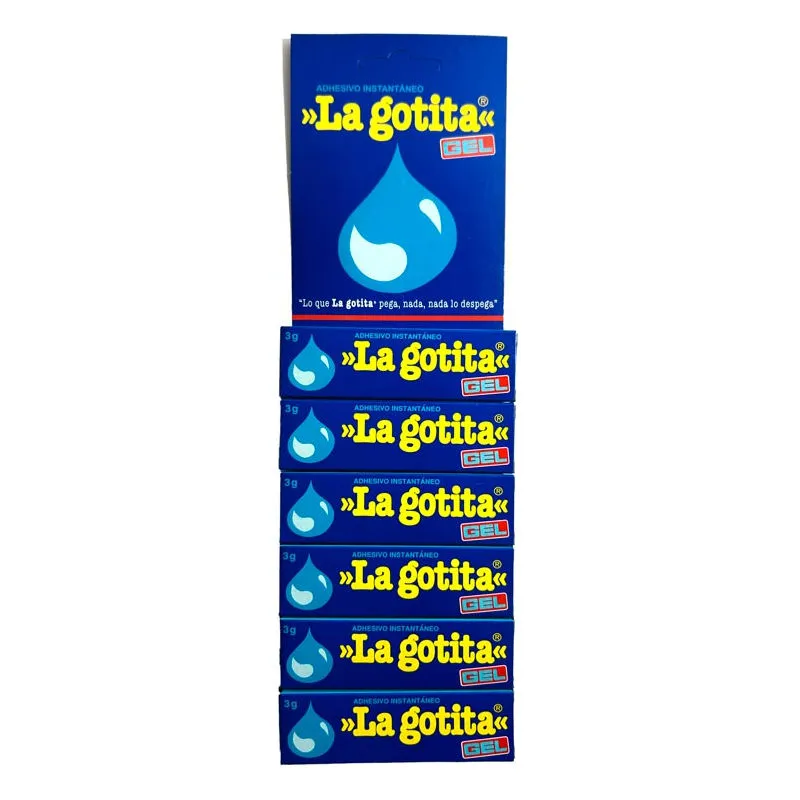 Pegamentos - La gotita Gel 3g. 6u