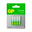 Pilas GP Super Alkaline AA de 4 piezas