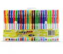 Boligrafo lucky - Brillo pen colores 24u