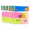 Posit/Notas Adhesivas de Colores con 4 divisiones 7.5 x 10.1 cm