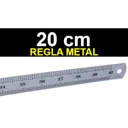 Regla de metal 20 cm