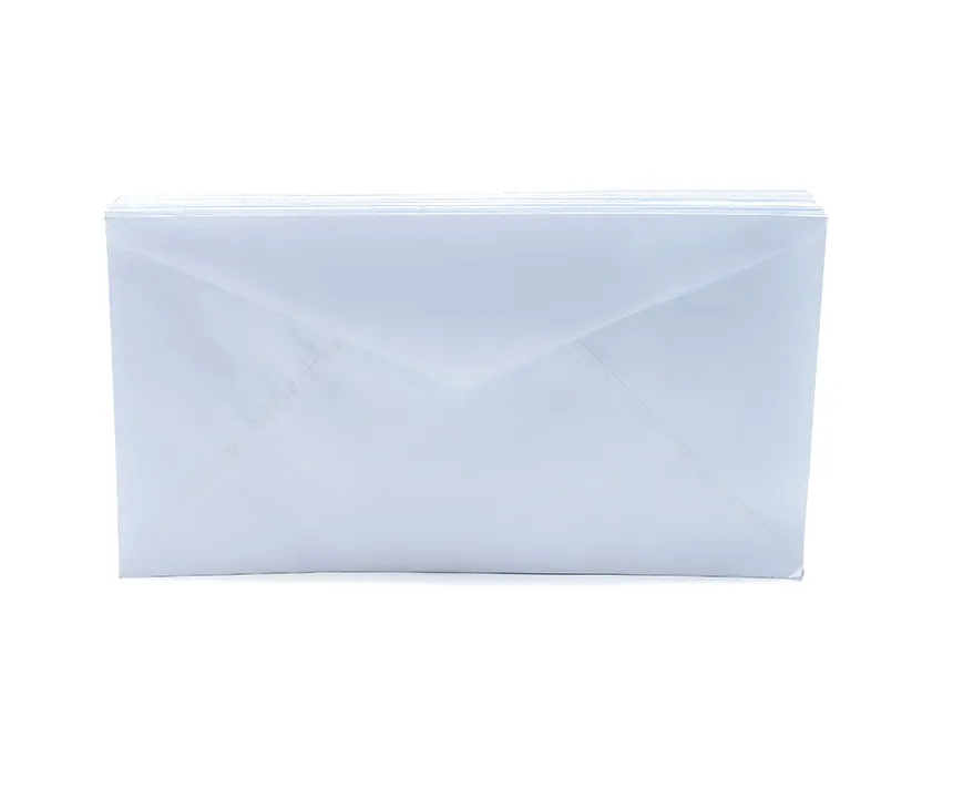 Sobre Blanco artesanal Carta 12.5x15cm 100u