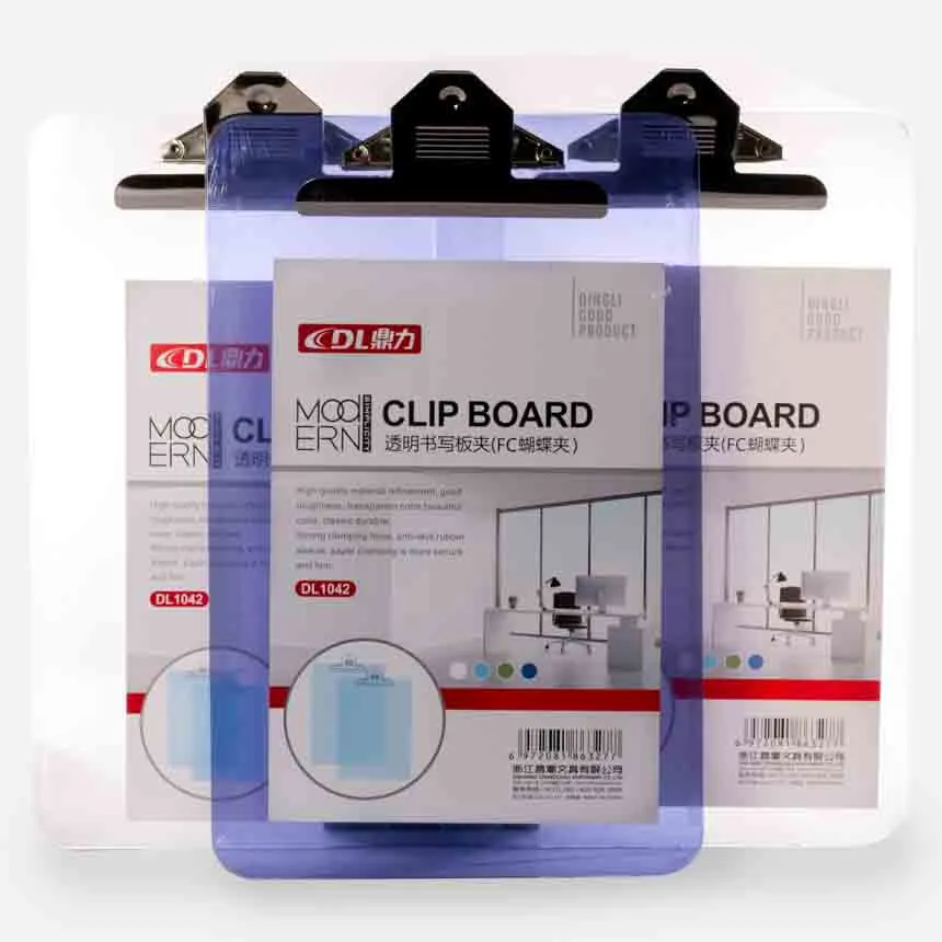 Tablero plastico colores cristalinos OFICIO DL