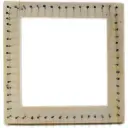 Telar CUADRADO 20x20cm con clavos