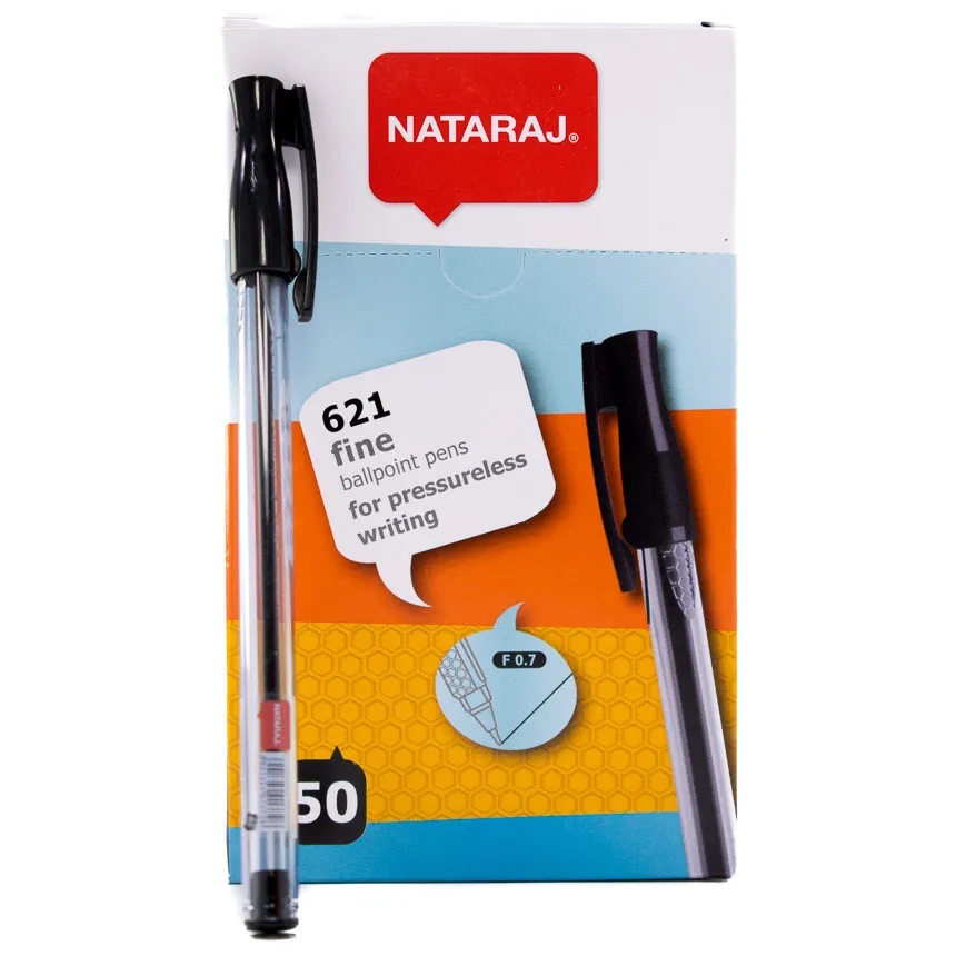 Boligrafo Nataraj 621 Fine 0.7 mm de 50u