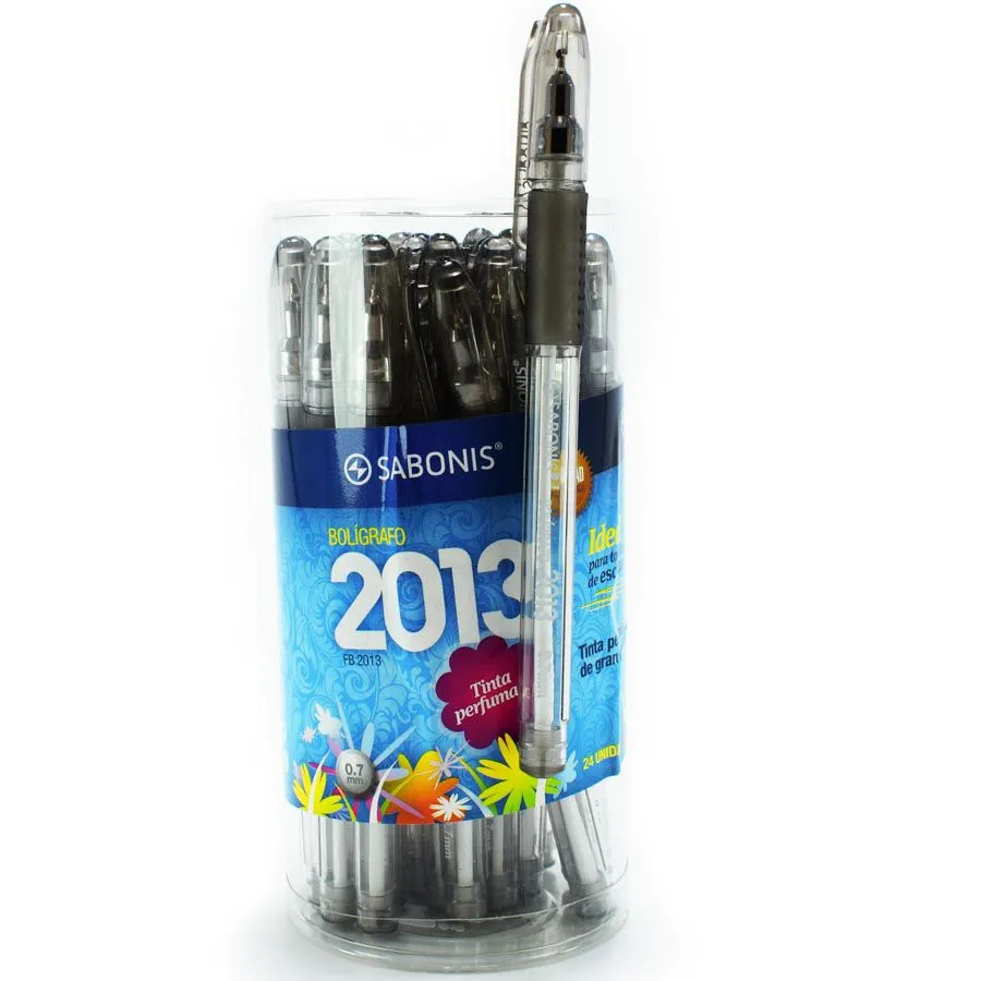 Boligrafo perfumado 0.7mm Sabonis 24u