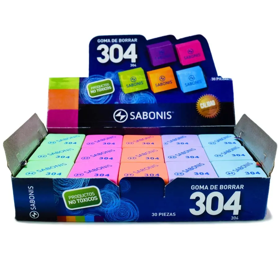 Borrador colores 304 Sabonis 30u