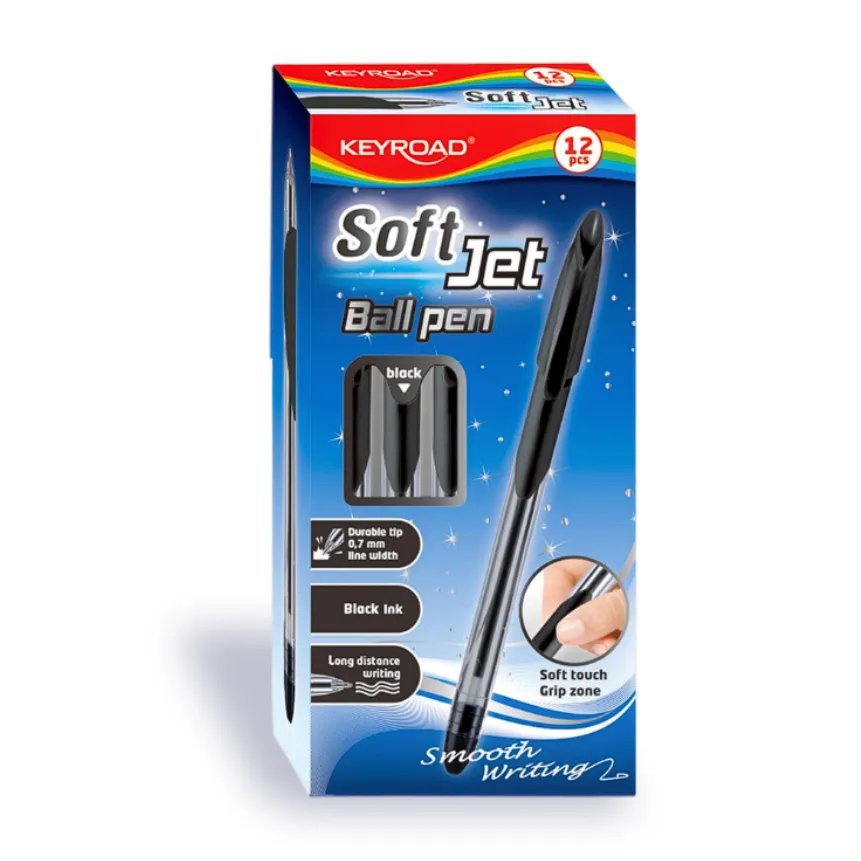 Boligrafo soft jet Keyroad 0.7mm 12pcs