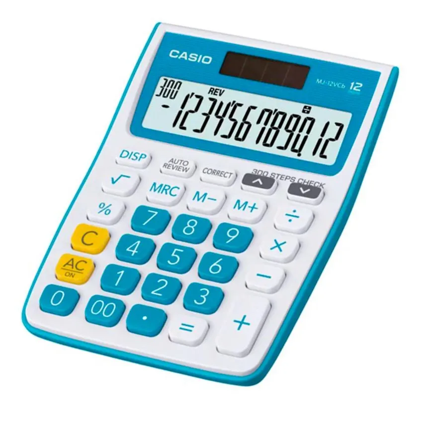 Calculadora CASIO MJ-12VCb comercial de 12 digitos