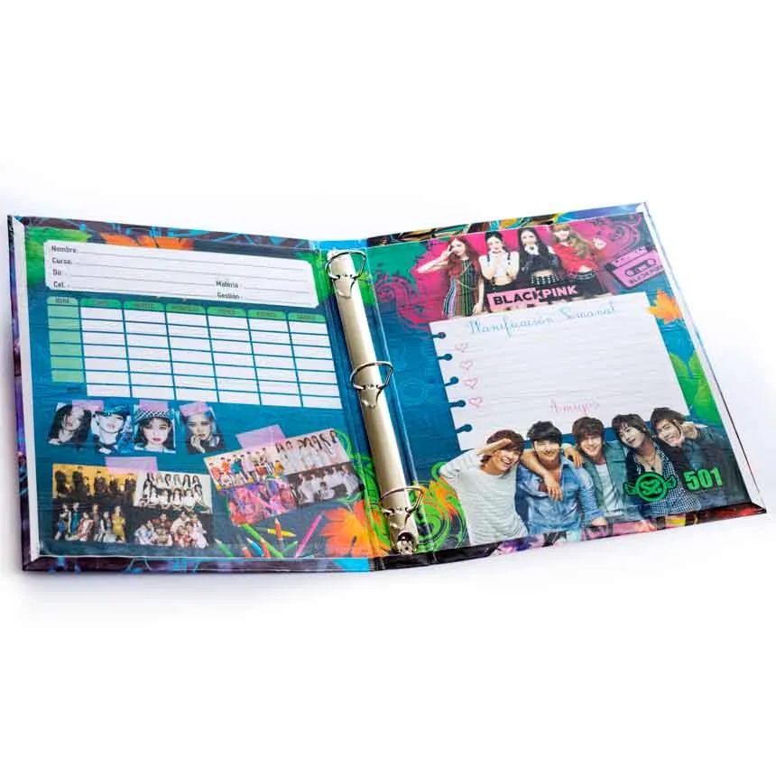 Cartapacio Artesanal Carta para 3 orificios