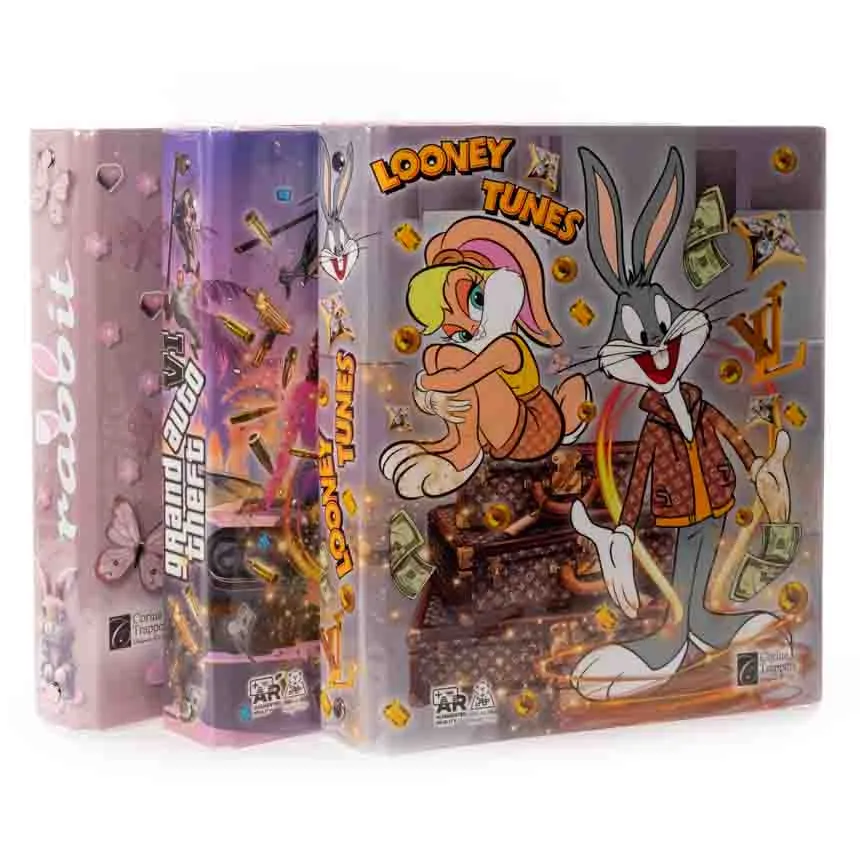 Cartapacio CORINA Plastificado Carpeta de 3 anillas