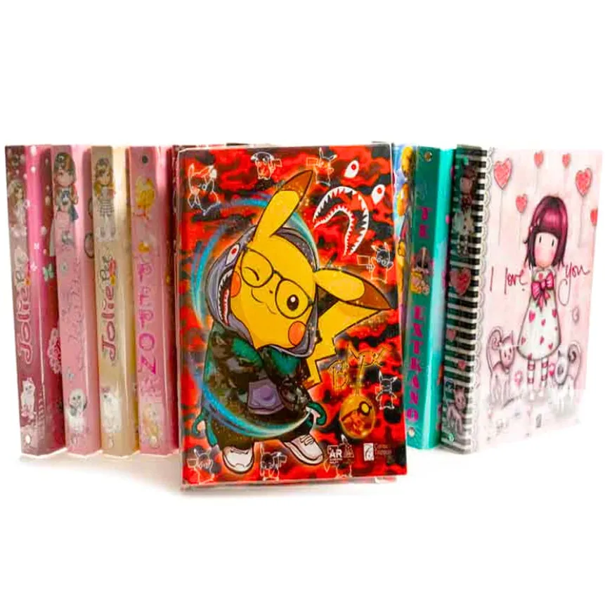 Cartapacio CORINA Plastificado Carta de 3 anillas