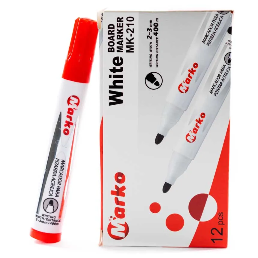 Marcador Acrilico para Pizarra Marko 12u
