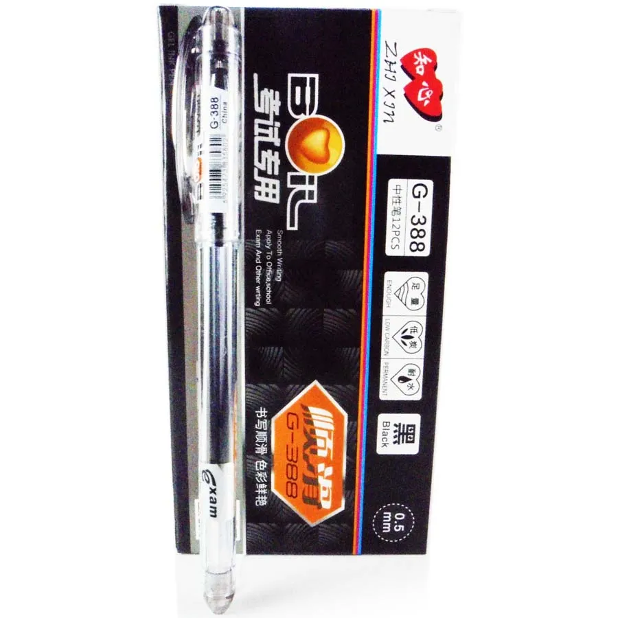 Micropunta G-388 gel ink de 12u