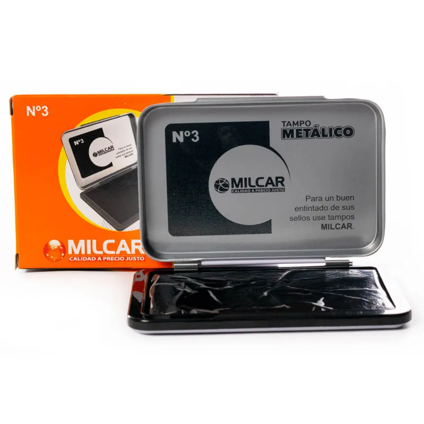 Tampo Milcar metalico #3