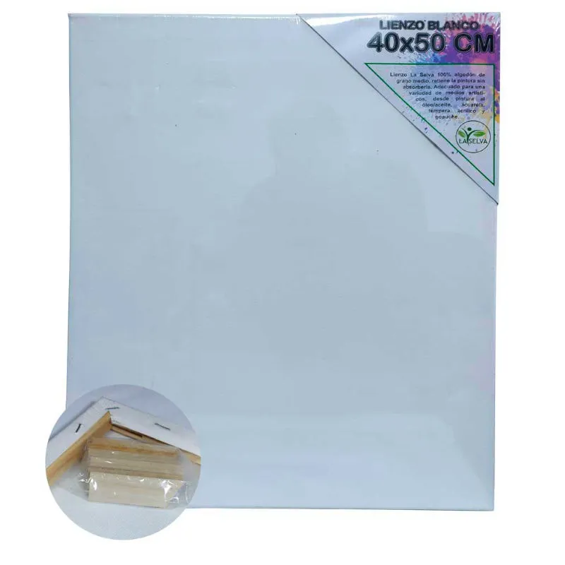 Lienzo 40x50cm BLANCO La Selva