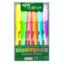 Resaltador de colores pasteles LS1200P, 1-4mm La Selva de 6 colores