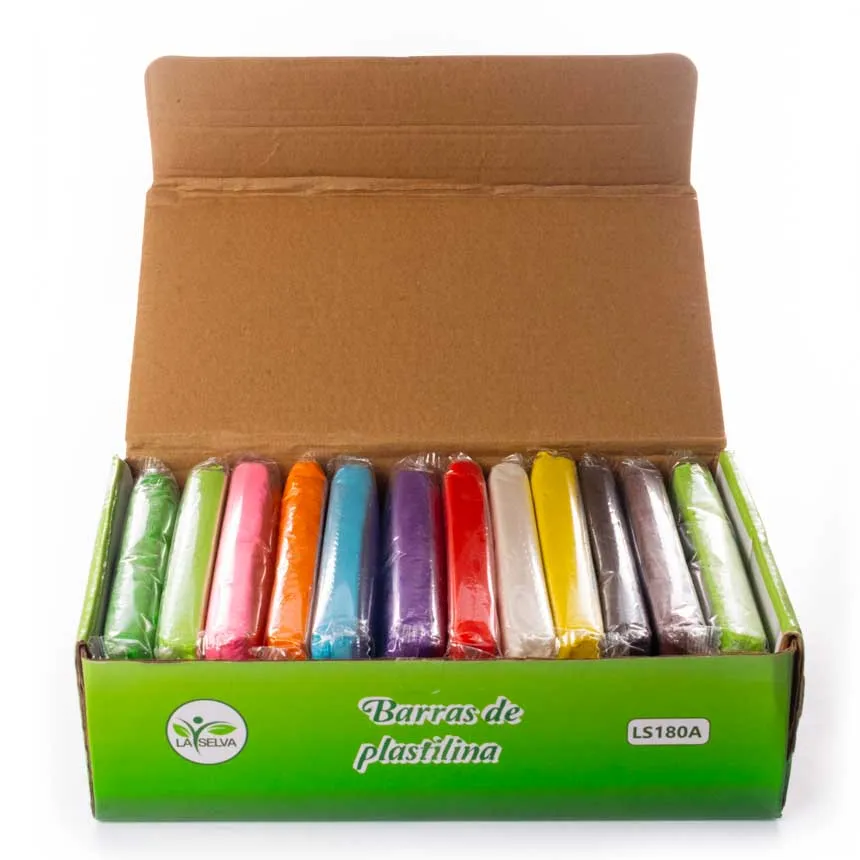 Barras de plastilina de 180g La Selva