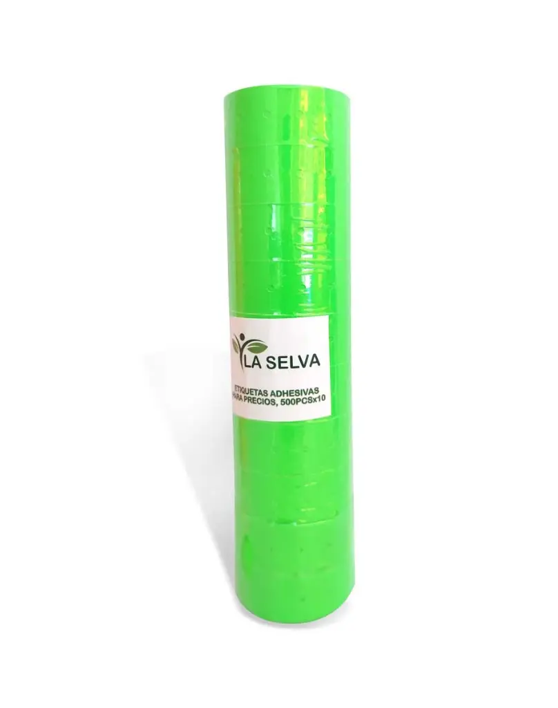 Etiqueta adhesiva para precio La Selva de 10 Rollos