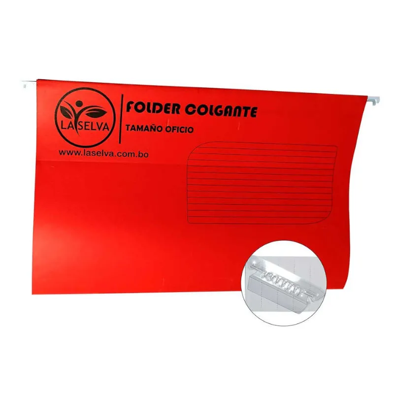 Folder colgante oficio La Selva 25u