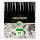 Tiralineas o estilografos premium de 12u La Selva