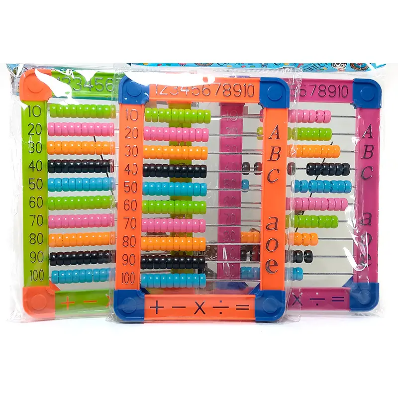 Abaco rectangular plastico con apoyo HY-8035