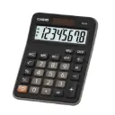 Calculadora CASIO MX-8B-W-DC comercial de 8 digitos