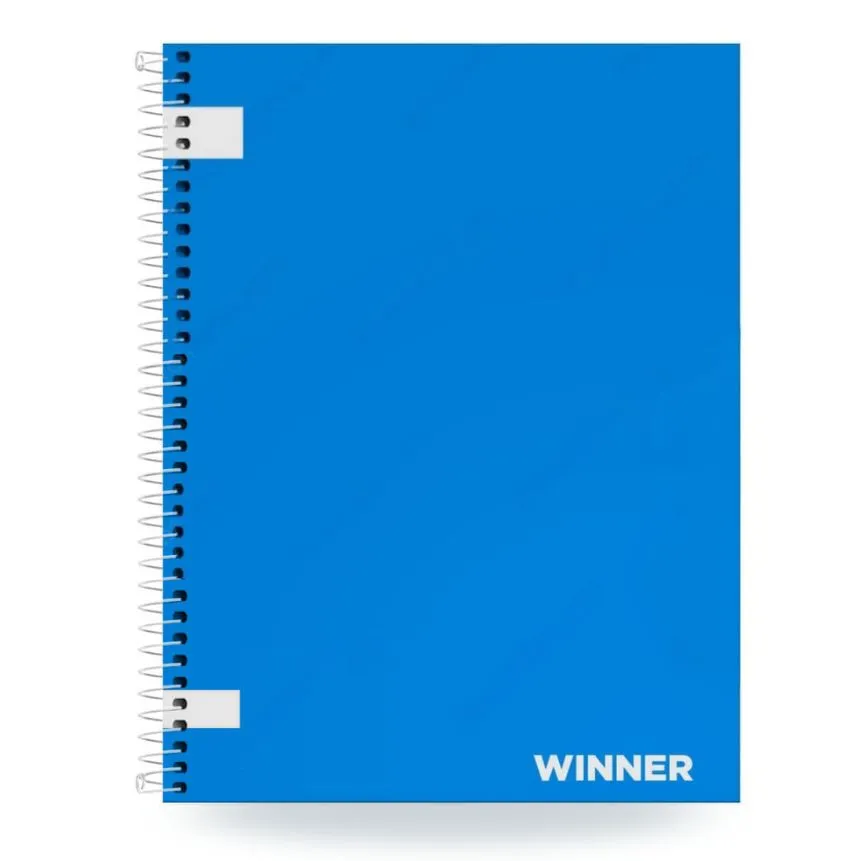 Cuaderno anillado Carta Blanco con Margen  Pleno Winner 100h