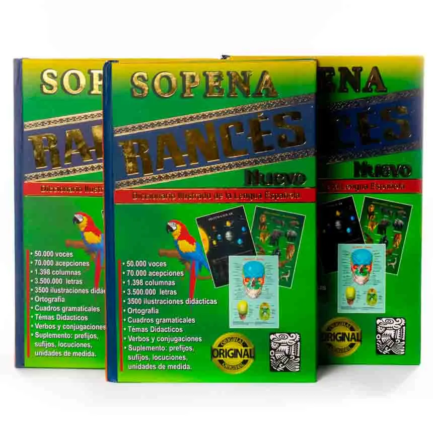 Diccionario Sopena Rances Tapa Dura a Color 14X21cm