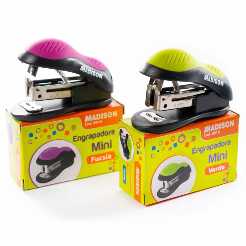 Engrampadora mini Madison colores
