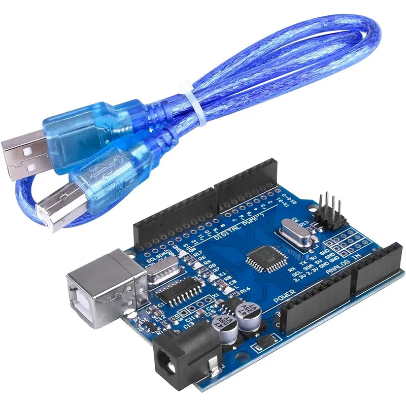 Robotica - Arduino UNO chip SMD 328P + cable USB