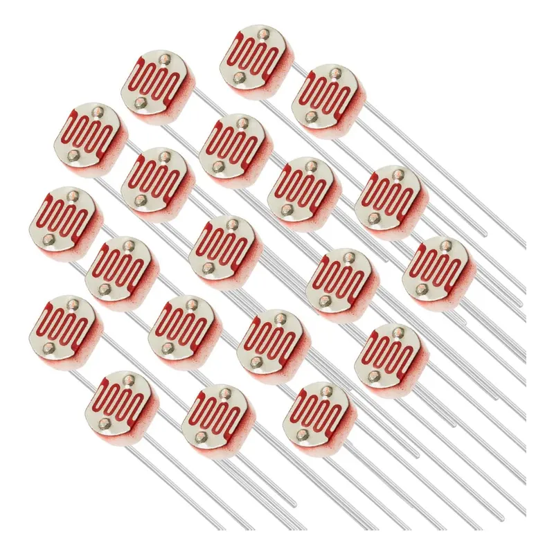 Robotica - fotoresistencia LDR 5mm de 10 Ohmios