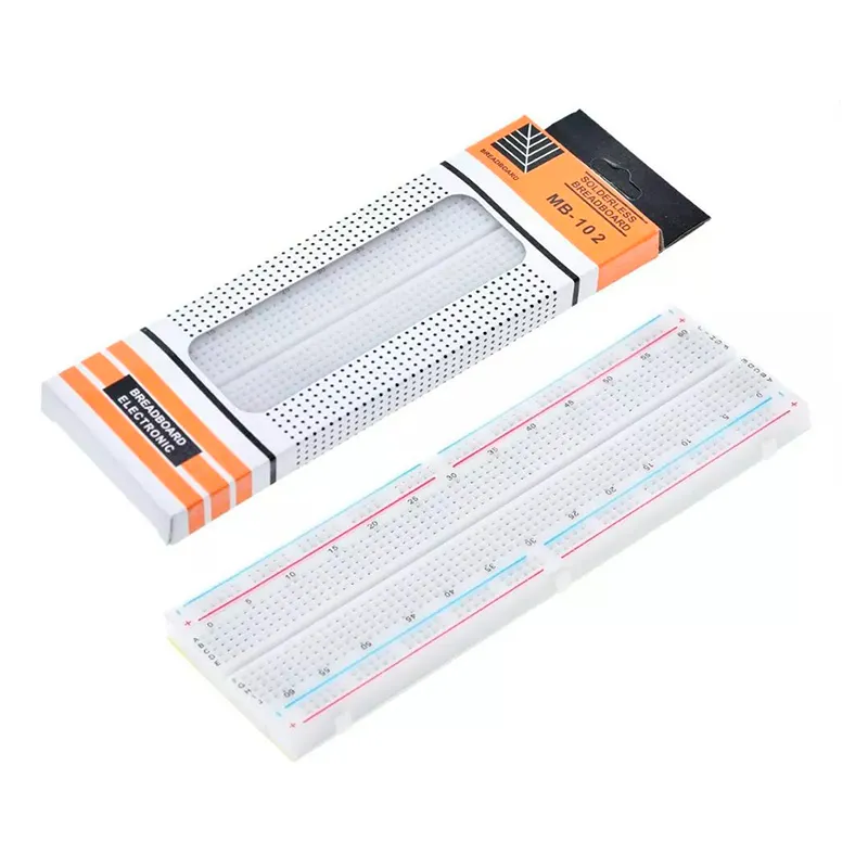 Robotica - protoboard electronico 830 puntos 16.5 x 5.5 cm