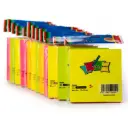 Taco de posit o nota de 5 Colores SURTIDO 7.6x7.6cm