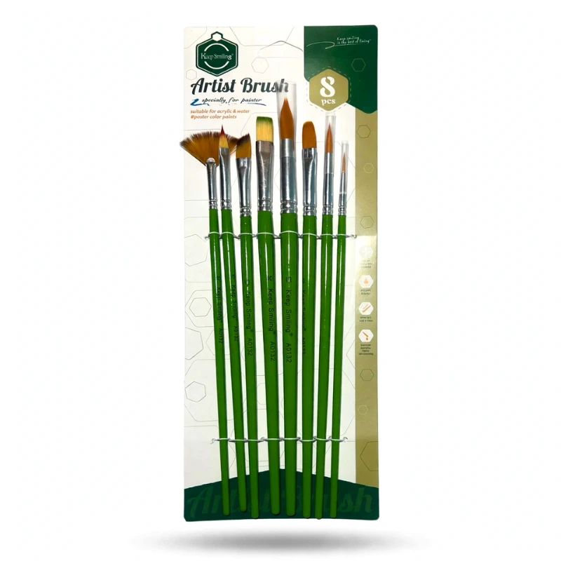 Pincel mixto Keep Smiling 8pcs