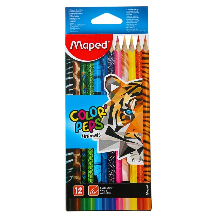 Color largo peps Animals Maped 12 colores