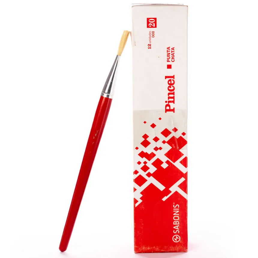 Paquete de Pincel Plano Sabonis #20 de 12u