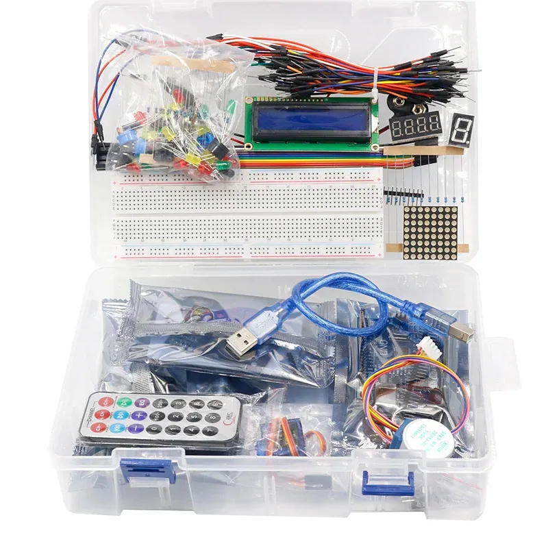 Robotica Started Kit Arduino Estuche de Plástico
