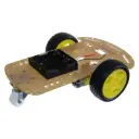 Kid Chasis De 2wd Ruedas 2 Ruedas,2 Motores Reductores,1 Base Acrilico