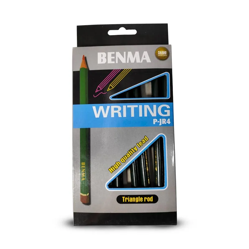 Lapiz rojo Jumbo Benma Clasico 10u