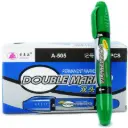 Marcador Doble Punta (Verde)