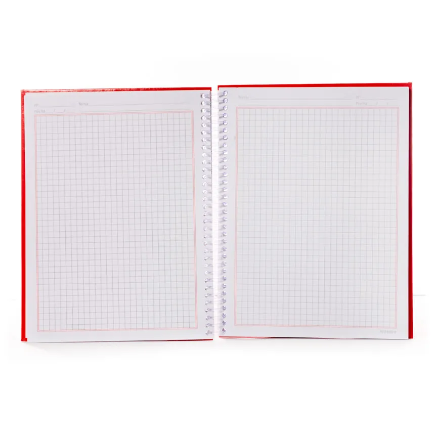 Cuaderno anillado medio oficio cuadro normal 5mm tapa PLENO Winner 200h