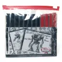 Lapiz infinito 8 negros + 4 rojos 12pcs