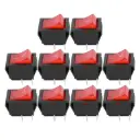 Interruptor Bicolor Grande Corriente Max 6A 250VAC 15x21mm