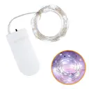 Luz Led + Doble Bateria de 2 metros Blanco