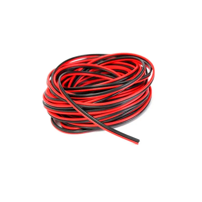 Robotica - cable bipolar rojo y negro, largo de 1m