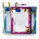 Pizarra marco Aluminio 30x40cm + 1 marcador y 2 imanes